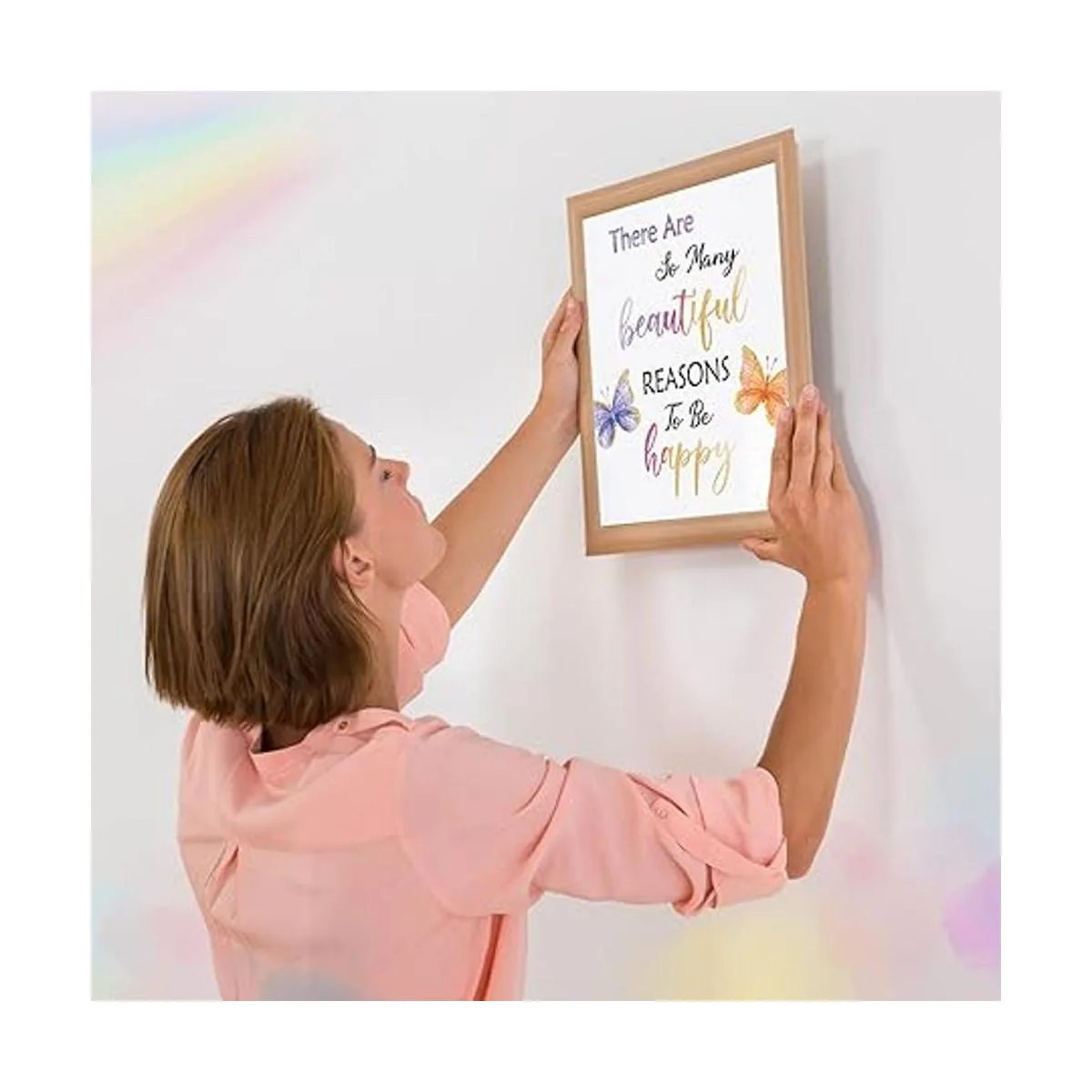 Juego de 9 impresiones inspiradoras de acuarela con cita_4