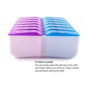 Caja organizadora para pastillos 14 compartimentos_6