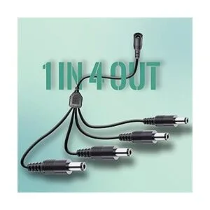 Paquete de 2 cables divisor de corriente continua de 1 a 4_5