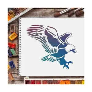 FINGERINSPIRE Eagle Plantilla de decoración de plantillas_6