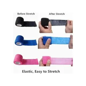 CADEVED Paquete de 8 vendajes autoadhesivos de 2 pulgadas_4