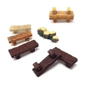 de resina estilo madera tocón de raíz artificial adornos_5