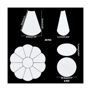 arricraft 44 plantillas de papel en forma de flor hechas_6