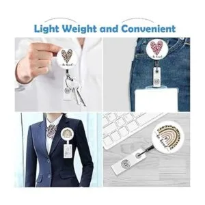 QIYUSHRY Paquete de 3 clips retráctiles para tarjetas de_3