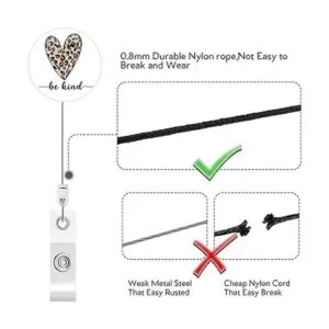 QIYUSHRY Paquete de 3 clips retráctiles para tarjetas de_4