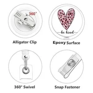 QIYUSHRY Paquete de 3 clips retráctiles para tarjetas de_2