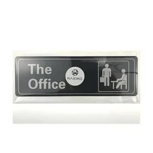 Nakimo The Office Letrero autoadhesivo para puerta o_3