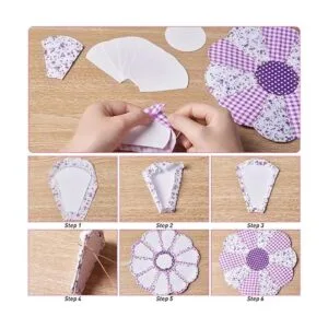 arricraft 44 plantillas de papel en forma de flor hechas_4