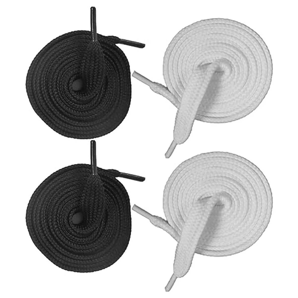 de cordón de repuesto con capucha plana negroblanco de_1