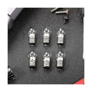 20 bombillas E10 de base de tornillo miniatura de repuesto_4