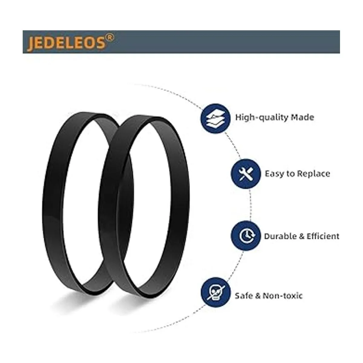 JEDELEOS Correas de repuesto estilo U para Eureka_2