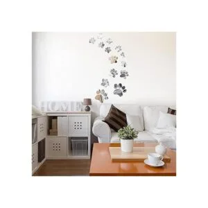 Juego de 14 calcomanías de espejo de pata para perros_4