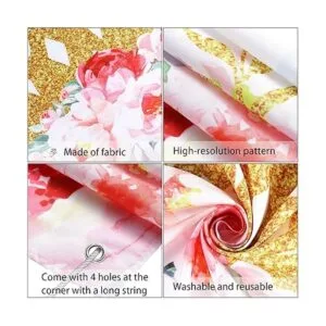 Telón de fondo de baby shower pequeña princesa_3