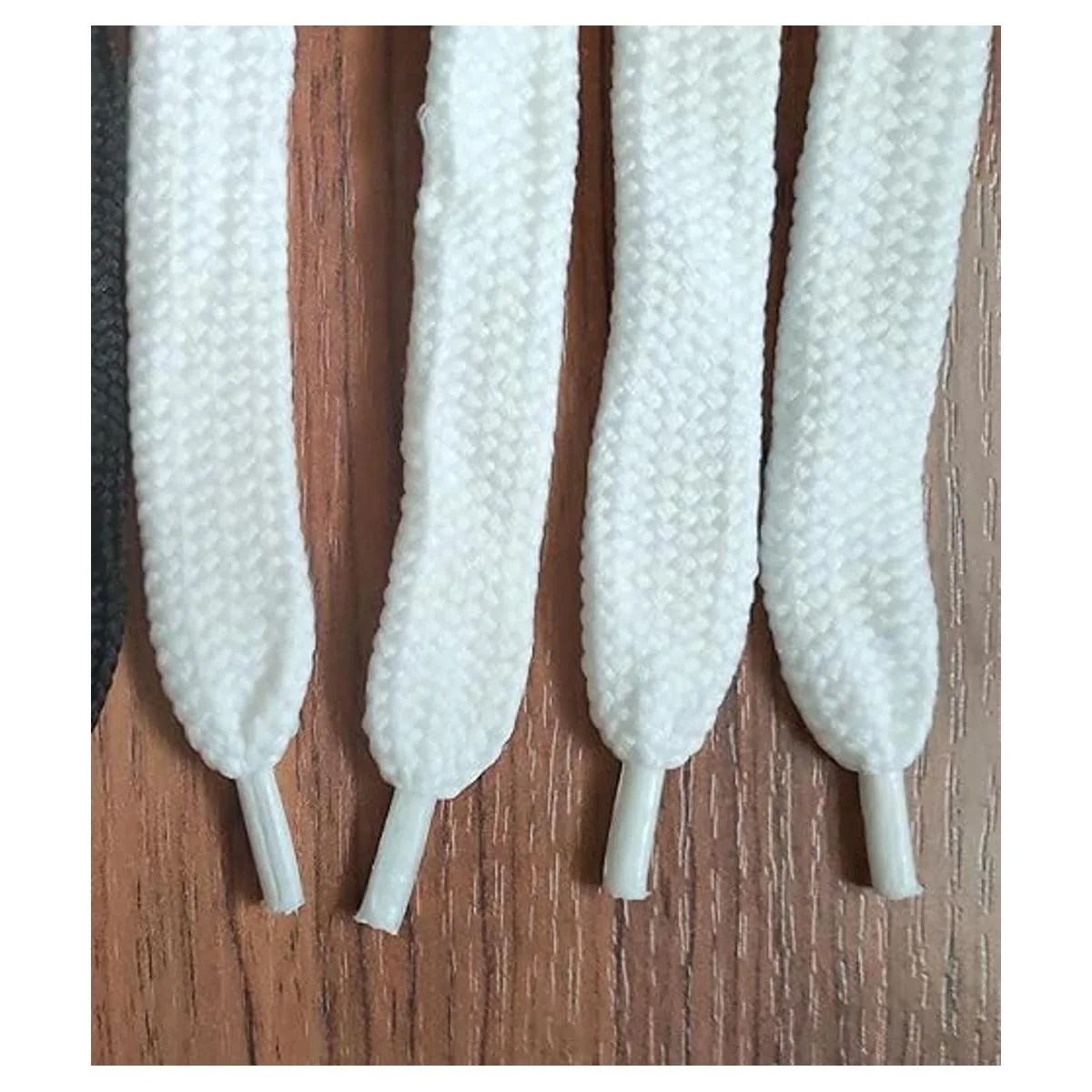 de cordón de repuesto con capucha plana negroblanco de_4