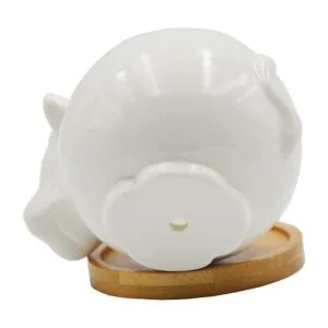 Macetas suculentas maceta de cerámica con forma de vaca_6