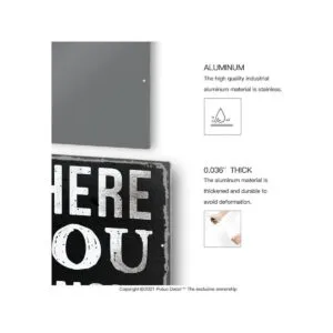 Putuo Decor Divertido letrero sarcástico de metal para_2