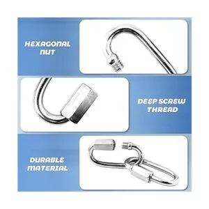 Paquete de 10 eslabones de cadena M3.5 de acero inoxidable_4