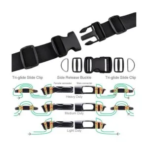 Juego de correas de hebillas de 34 pulgadas de 6 yardas_5