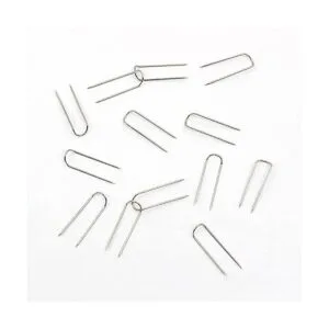 100 pines de costura en forma de U de acero inoxidable_2