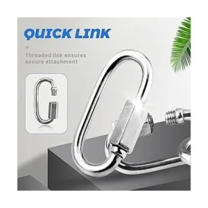 Paquete de 10 eslabones de cadena M3.5 de acero inoxidable_3