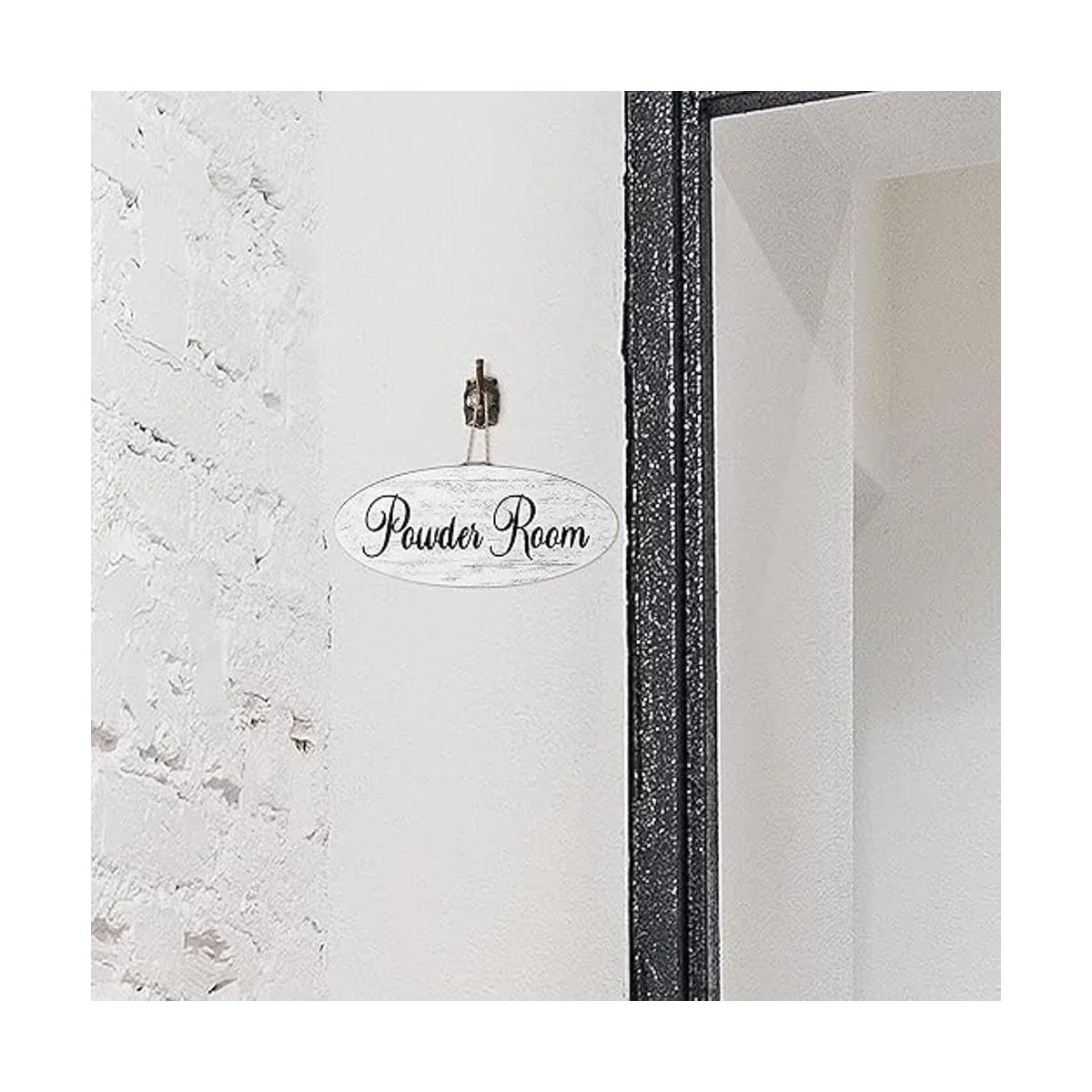 Queekay Letreros de madera rústicos para colgar en la_5