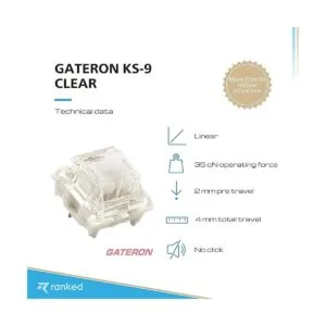 Gateron ks9 Interruptores de llave para teclados_2