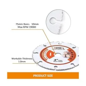 BGTEC Disco de corte de madera de diamante 2 hojas de_2