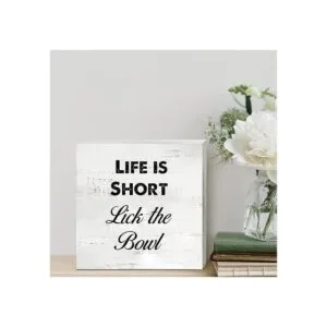 Letrero divertido de madera de cocina decoración de_4