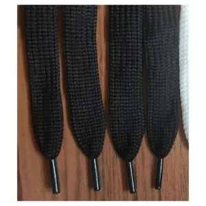 de cordón de repuesto con capucha plana negroblanco de_3