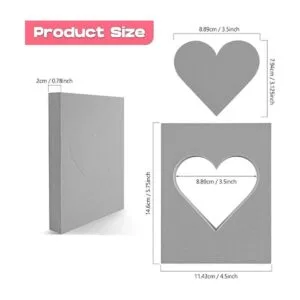 Bloque de espuma reutilizable con estampado de corazones_2