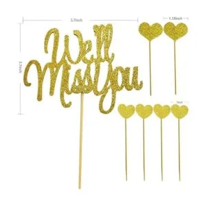 We ll Miss You Decoración para tartas para jubilación_3