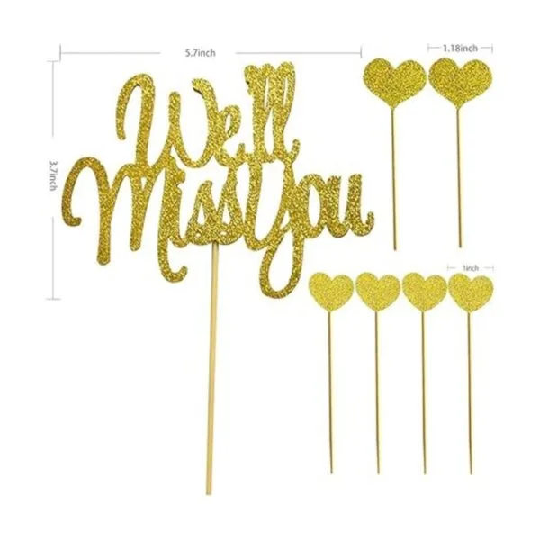 We ll Miss You Decoración para tartas para jubilación_3