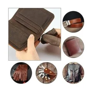 SUKPSY 3 pares de protectores de dedos de cuero para tejer_3