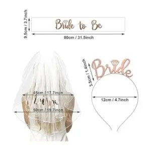 Yolev Juego de accesorios de despedida de soltera_2