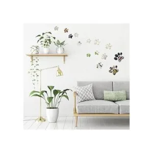 Juego de 14 calcomanías de espejo de pata para perros_5