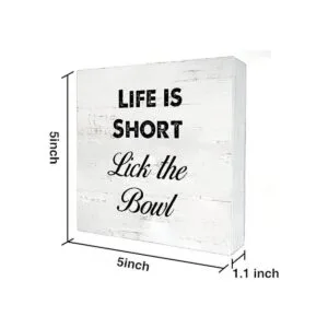 Letrero divertido de madera de cocina decoración de_2