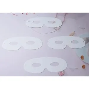 Sowaka 24 máscaras de ojos de papel para bricolaje color_5