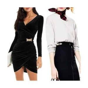 6 botones para vestido de jeans suelto grande clips de_2