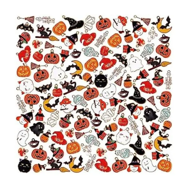 50 dijes de Halloween aleación de Halloween esmalte_1