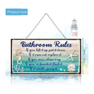 Divertida decoración de baño para pared divertidos_2