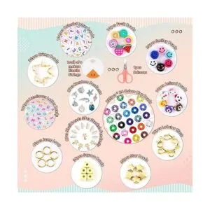 FZIIVQU Juego de 6100 cuentas de arcilla para hacer_2