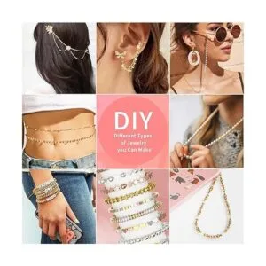 ARTDOT Cuentas de oro para hacer pulseras kit de cuentas_6