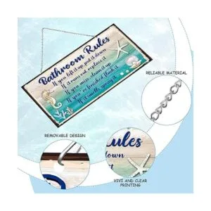 Divertida decoración de baño para pared divertidos_3