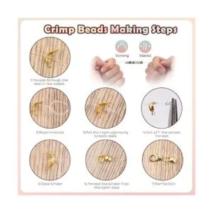 FZIIVQU Juego de 6100 cuentas de arcilla para hacer_6