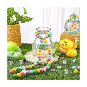 160 cuentas de madera de Pascua para manualidades cuentas_4