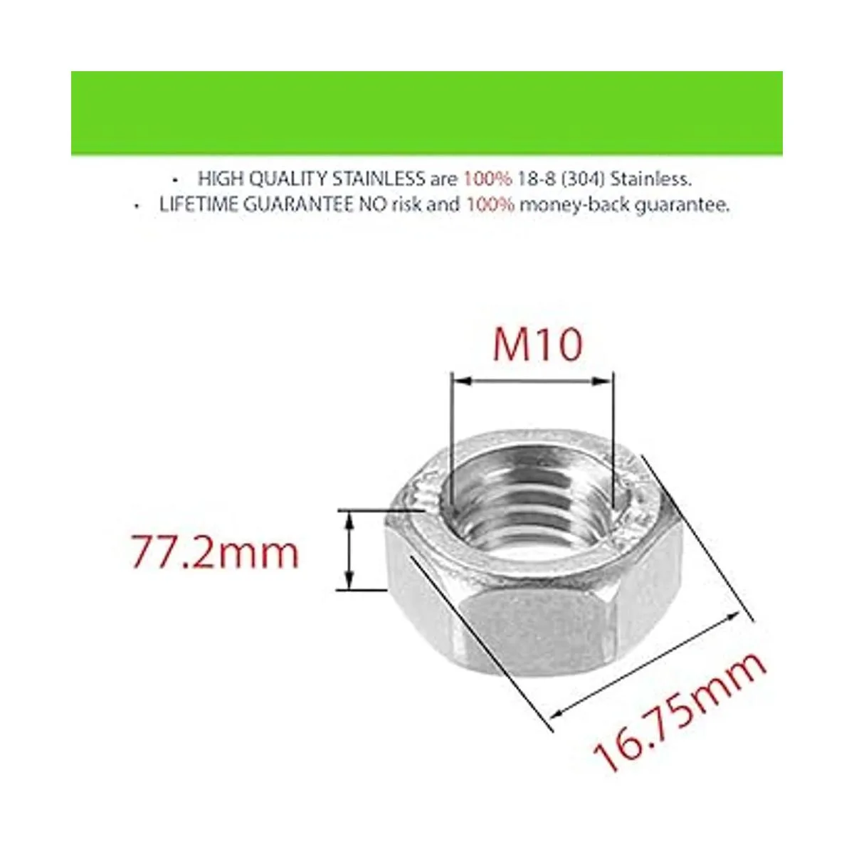 Persberg 12022 Tuerca hexagonal inoxidable M101.5_2