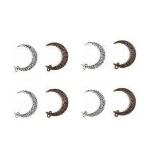 Kinteshun Colgante de filigrana con símbolo de luna y_1