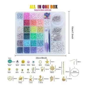 Segden 6000 cuentas de arcilla para hacer pulseras 24_6