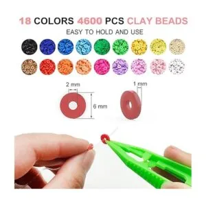 Redtwo Kit de fabricación de pulseras de 5100 cuentas de_3