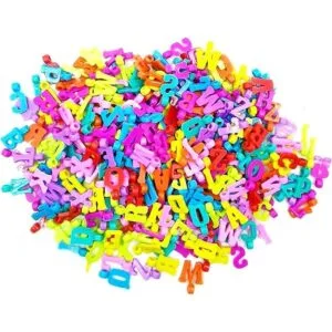 Amaney 400 colgantes colgantes de letras acrílicas_1